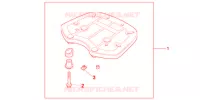 BASE PORTAPACCHI per Honda PCX 125 SPECIAL EDITION 2012