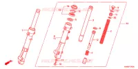 FORCELLA ANTERIORE per Honda PCX 125 SPECIAL EDITION 2012