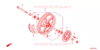 RUOTA ANTERIORE per Honda PCX 125 SPECIAL EDITION 2012