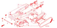 BRACCIO OSCILLANTE/CASSA CATENA per Honda XRE 300 ABS 2012