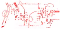LEVA MANIGLIA/INTERRUTTORE/CAVO(1) per Honda XRE 300 ABS 2012