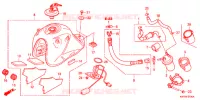 SERBATOIO COMBUSTIBILE per Honda XRE 300 ABS 2012