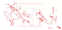 SMORZATORE SCARICO(2) per Honda XRE 300 ABS 2012