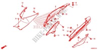 COPERTURA CORPO/SCATOLA BAGAGLI/ PORTATORE BAGAGLI per Honda WAVE 110 3DK 2013
