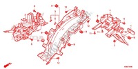 PARAFANGO POSTERIORE per Honda WAVE 110 3DK 2013
