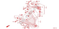 BRACCIO ANTERIORE (4WD) per Honda FOURTRAX 420 RANCHER 4X4 Manual Shift RED 2013