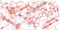 INGRANAGGIO FINALE ANT. per Honda FOURTRAX 420 RANCHER 4X4 Manual Shift RED 2013