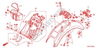 PARAFANGO POSTERIORE per Honda CB 1100 ABS 2012