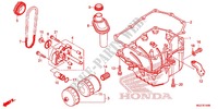 FILTRO DELL'OLIO/SCODELLO OLIO/POMPA OLIO per Honda CB 500 X ABS 2013