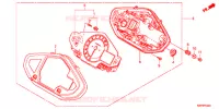 INDICATORE COMBINAZIONE per Honda CB 150 INVICTA, ROJO, PERLA NEGRO 2012