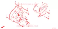 COPERTURA CASSA MANOVELLA/ GENERATORE(2) per Honda CB 150 INVICTA NEGRO 2012