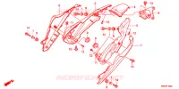 SEDILE/RIPARO POSTERIORE per Honda CB 150 INVICTA NEGRO 2012