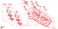 COPERTURA TESTA CILINDRO per Honda CBR 1000 RR ABS TRICOLORE 2013