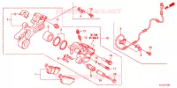 CALIBRO FRENO POSTERIORE per Honda CBR 250 R ABS TRICOLOR 2013