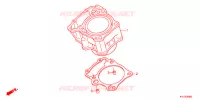 CILINDRO per Honda CBR 250 R ABS TRICOLOR 2013