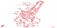 CORPO TELAIO per Honda CBR 250 R ABS TRICOLOR 2013