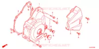 COPERTURA CASSA MANOVELLA/ GENERATORE(2) per Honda CBR 250 R REPSOL 2013