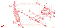 CUSCINO POSTERIORE(2) per Honda CBR 250 R REPSOL 2013