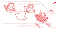 INDICATORE COMBINAZIONE per Honda CBR 250 R REPSOL 2013