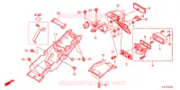 PARAFANGO POSTERIORE per Honda CBR 250 R REPSOL 2013
