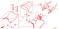 SEDILE SINGOLO(2) per Honda CBR 250 R REPSOL 2013