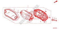 INDICATORE COMBINAZIONE per Honda CBR 500 R ABS HRC TRICOLOR 2014