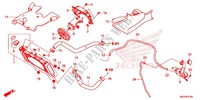RADIATORE per Honda CBR 500 R ABS BLANCHE 2014