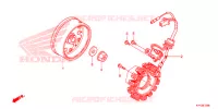 COPERTURA CASSA MANOVELLA/ GENERATORE(2) per Honda CRF 110 2013