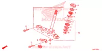 GAMBA STERZO/PONTE SOPRA per Honda CRF 110 2013