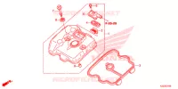 COPERTURA TESTA CILINDRO per Honda CRF 250 L ROJO 2014