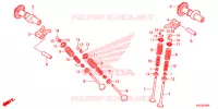 ALBERO A CAMME/VALVOLA per Honda CRF 250 L RED 2013