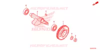 ALBERO BILANCIATORE per Honda CRF 250 L RED 2013