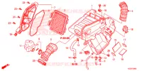 COPERTURA ANTERIORE/FILTRO ARIA per Honda CRF 250 L RED 2013