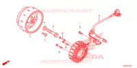 COPERTURA CASSA MANOVELLA/ GENERATORE(2) per Honda CRF 250 L RED 2013
