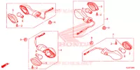 FRECCIA(2) per Honda CRF 250 L RED 2013
