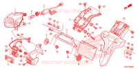 LUCE CODA(2) per Honda CRF 250 L RED 2013
