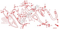 SMORZATORE SCARICO(2) per Honda CRF 250 L RED 2014