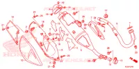 SMORZATORE SCARICO(2) per Honda CRF 250 L RED 2013