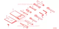 UTENSILI/SCATOLA BATTERIA per Honda CRF 250 L RED 2013