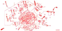 CILINDRO/TESTATA per Honda CRF 250 L RED 2014