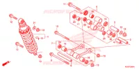 CUSCINO POSTERIORE(2) per Honda CRF 250 L RED 2014