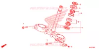 GAMBA STERZO/PONTE SOPRA per Honda CRF 250 L RED 2014
