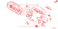 INDICATORE COMBINAZIONE per Honda CRF 250 L RED 2014