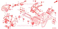 LUCE CODA(2) per Honda CRF 250 L RED 2014