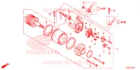 MOTORE AVVIATORE per Honda CRF 250 L RED 2014