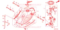 SERBATOIO COMBUSTIBILE per Honda CRF 250 L RED 2014