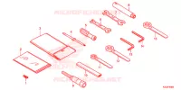 UTENSILI/SCATOLA BATTERIA per Honda CRF 250 L RED 2014