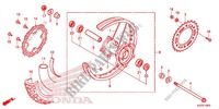 RUOTA POSTERIORE (CRF250L) per Honda CRF 250 L 2014