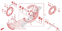 RUOTA POSTERIORE (CRF250L) per Honda CRF 250 L 2014