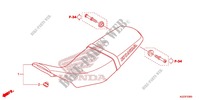 SEDILE SINGOLO(2) per Honda CRF 250 M RED 2014